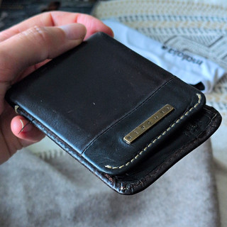 RIP CURL Herren Geldbörse Leder Schwarz Bifold mit Logo ohne Muster