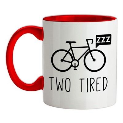 Zwei müde Fahrräder - Keramiktasse - Fahrrad Biker Radfahrer Radsport lustig