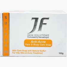 2x Sulfur skin Care Soap Bar For Oily skin Face Body 100g