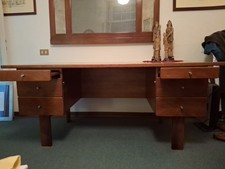 Scrivania Design Attribuito a Michelucci Anni 70