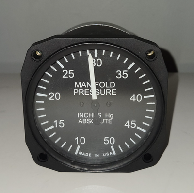 #ad #ad Manifold Pressure Gauge 10 50 Range UMA Inc. PN 7 300 50 Untested READ $34.95