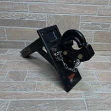 Curt Adjustable Pintle Mount With 5-ton Heavy Duty Pintle Hook Shank Curt Adjustable Pintle Mount With 5-ton Heavy Duty Pintle Hook Shank