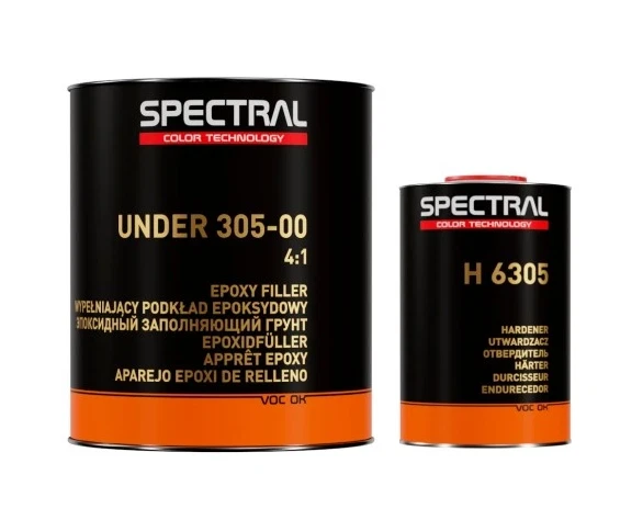NOVOL SPECTRAL UNDER 305-00 P3 GREY EPOXY PRIMER WITH H 6305 HARDENER 3.5L KIT