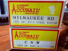 HO Scale Boxcar Lot – 4 Kits – Accurail & Athearn – Midwest Railroads
