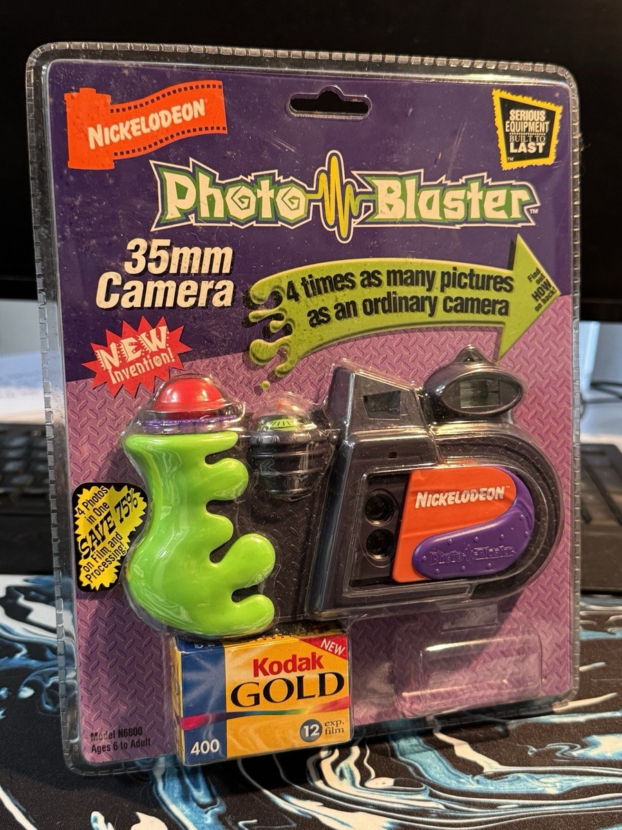 Nickelodeon Photo Blaster 1997 35mm Film Camera N6800 NEW