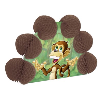 Beistle Monkey Pop-Over Centerpiece - Party Supply Decoration for Jungle