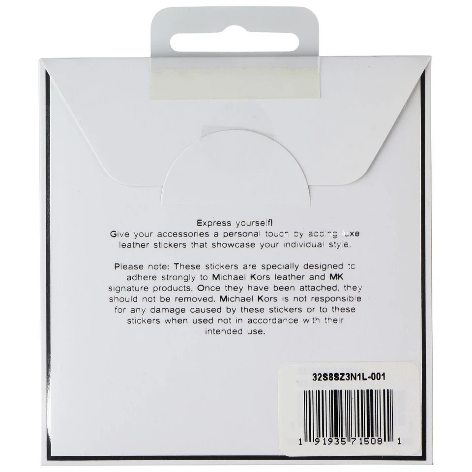 Pegatina adhesiva de bolsillo para teléfono Michael Kors para cualquier dispositivo - negra 32S8SZ3N1L-001 Foto 4 de 4