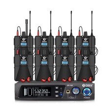 Wireless IEM UHF ER102 in Ear Monitor System Singal Channel With Multiple Transm