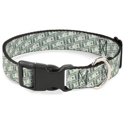 Plastic Clip Collar 100 Dollar Bill Old Series 2006 Repeat WIDE-Small 13-17''