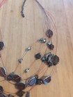 Vintage Encased Glass Bead Layered Necklace — photo 4