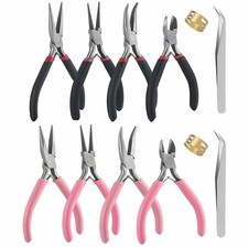 6Pcs Jewelry Pliers Set - Needle Round Nose Pliers for DIY Jewelry
