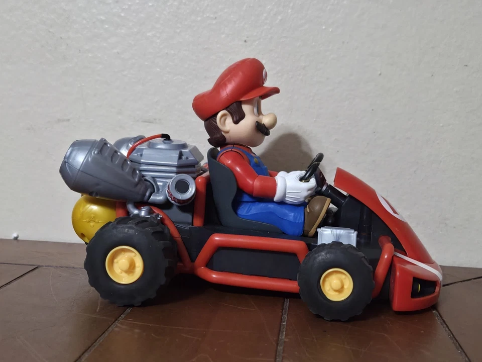 Nintendo Mario Kart RC Car Jakks Pacific 2023 Red Go Kart Remote Control Tested - Image 2 of 4