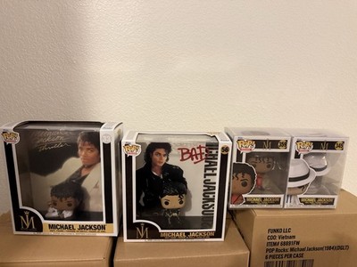 Funko Pop Albums: Michael Jackson Bundle #33 #56 Bad, Thriller, #359 #345 Mint