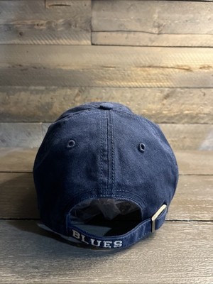 Bonnet St Louis Blues NHL – 47 Brand – Violet/Noir/Jaune – Pompon – Homme – Neuf