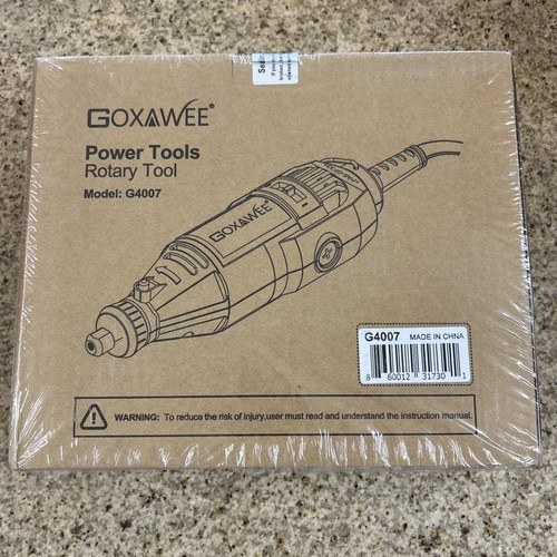 GOXAWEE Rotary Tool Kit with MultiPro Keyless Chuck and Flex Shaft 140 pcs -NEW - Picture 1 of 7