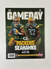 Seahawks vs Green Bay Packers Game Day Program 8/26/2023 Christian Watson Signed