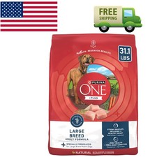 Dry Dog Food for Large Adult Dogs High Protein, Real Chicken - 31.1 lb Bag