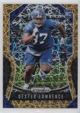 2019 Panini Prizm Rookies Lazer Prizm Dexter Lawrence #381 05gv