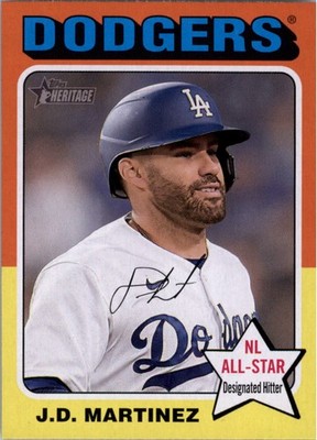 2024 Topps Heritage #434 J.D. Martinez - BB