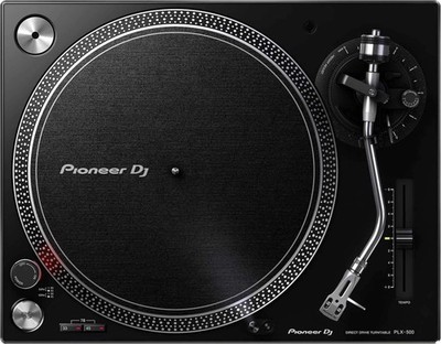 Pioneer DJ PLX-500-K | Direct Drive - USB Output | Analog Sound with Digital