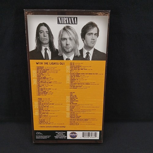 Nirvana – With the Lights Out (Box Set, 3 CD + 1 DVD, 2004) Complete w/ Booklet - Picture 2 of 22