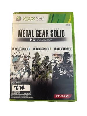 Metal Gear Solid HD Collection (Microsoft Xbox 360, 2011) with Manual - Tested