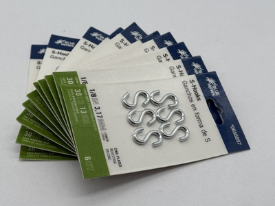#ad #ad Blue Hawk 656897 S Hooks 10 Pack 1 8in 30lb Light Duty Retail Storage Hang $40.00