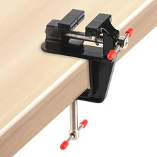 Mini Vise Clamp Small Bench Vice Clamp on Table Vise Drill Press Vice for Wood C