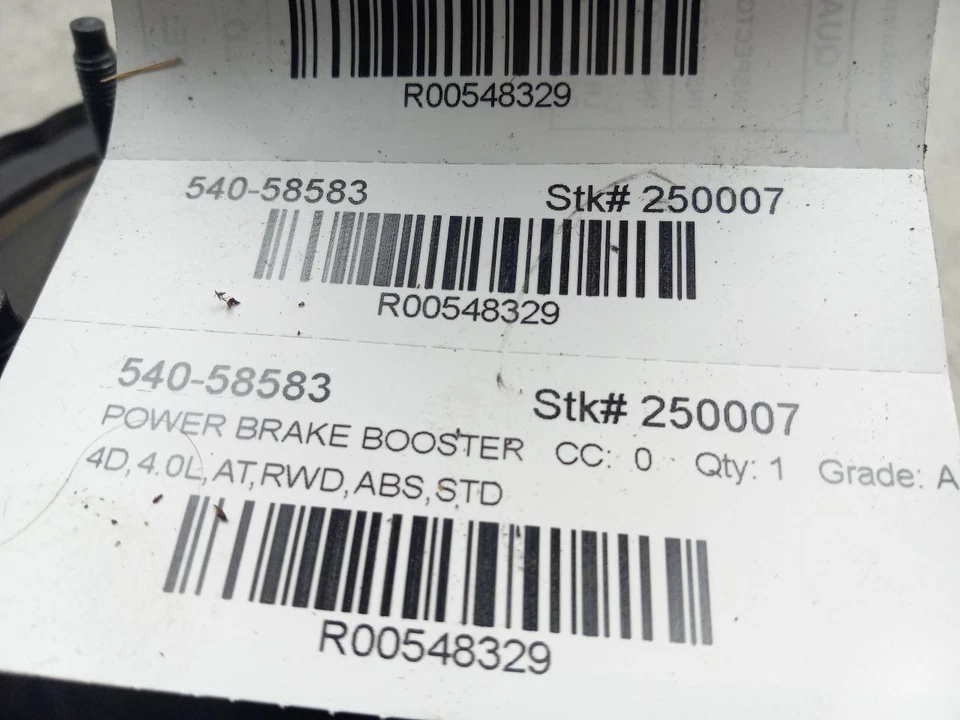 УСИЛИТЕЛЬ ТОРМОЗОВ 95 96 97 LEXUS LS400 4,0 Л - Изображение 4 из 4