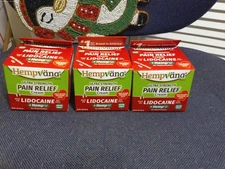 3 Hempvana Ultra Strength Pain Relief Cream Each 4 Oz. Exp. 09/26 & 03/27