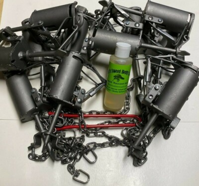 12 Bridger DP Dog Proof raccoon kit ,1 DP setter & 1 Sweet Betty Bait New SALE