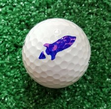Golf Ball Marker Rocket Plus - Rocket Stencil plus Alignment Line and Circle