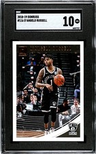 2018-19 Panini Donruss #116 D'Angelo Russell SGC 10 GEM MINT