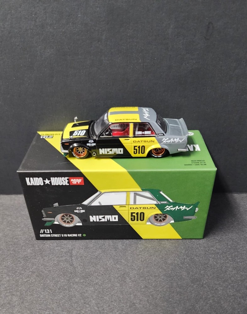 Chase! Mini GT x Kaido House 1:64 Datsun Street 510 Racing V2 KHMG131