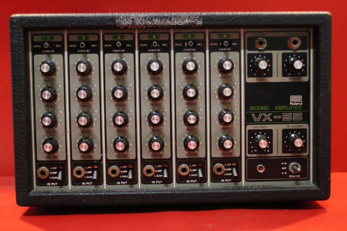 Roland VX-55 ローランド ミキシング アンプ 現状品 Roland VX-55 ローランド ミキシング アンプ 現状品