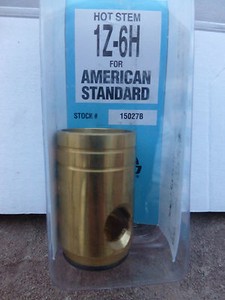 American Standard 1z 6h Faucet Replacement Cartridge Hot Stem