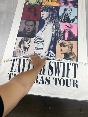 テイラースウィフト CANVAS TAPESTRY NEW Taylor Swift 2023 Eras Tour Authentic Official Canvas