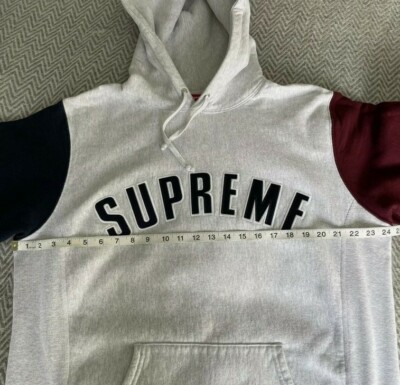 Supreme FW16 Color Blocked Arc Logo Hooded Sweatshirt 白 Supreme Water Arc Hooded Sweatshirt (FW18) - $158