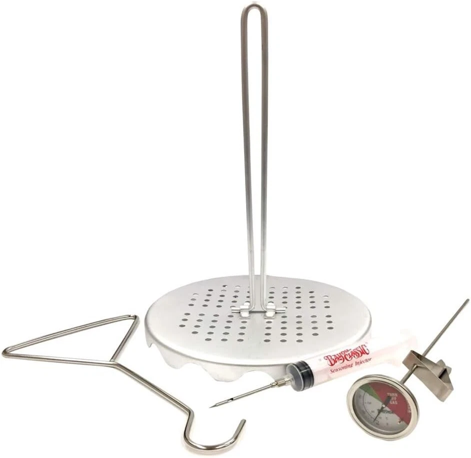 Kit de freidora de pavo 30 cuartos de galón, 15,4"" H x 11,6"" D, tapa de aceite de 3,5 galones. Bayou Classic 3025 Foto 2 de 4