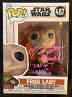 Funko Pop! The Mandalorian - FROG LADY #487 - Signed Autographed by Misty Rosas