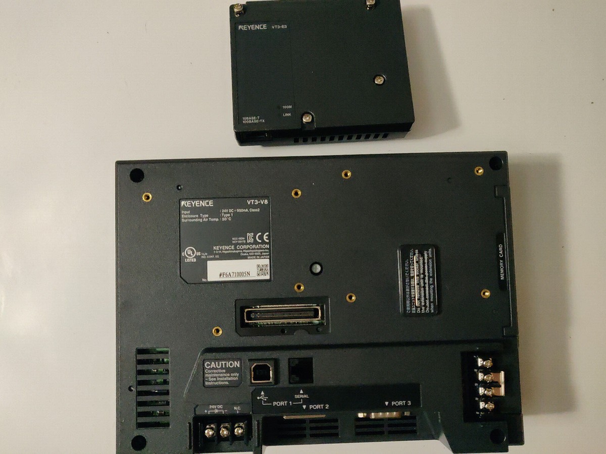 Keyence VT3-V8 + VT3-E3 HMI | eBay Keyence VT3-V8 + VT3-E3 HMI | eBay