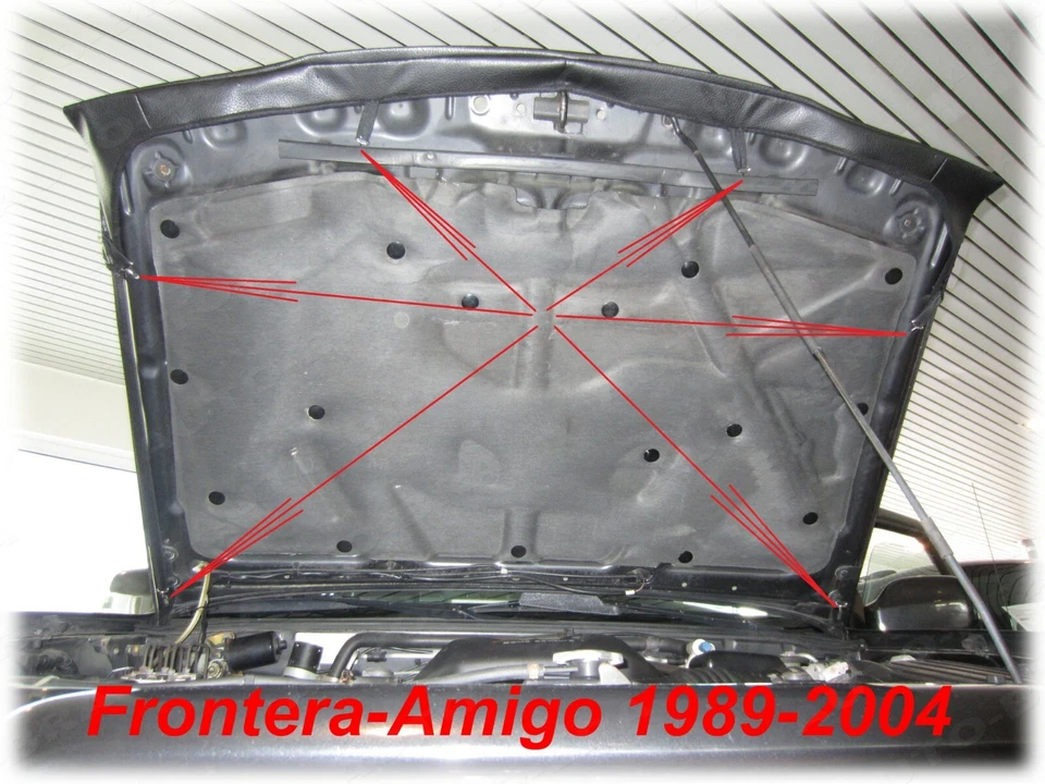 SUJETADOR CAPÓ apto para VAUXHALL Holden OPEL Frontera Isuzu MU Amigo XS Rodeo STONEGUARD - Imagen 4 de 4