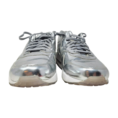 ?NIKE Air Max 1 CHROME Liquid Silver HYPERFUSE USA Sz 10  display picture 3