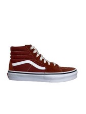 Vans SK8-HI Classic Canvas Orange White Skateboard Shoes Boys Size: 3 500721