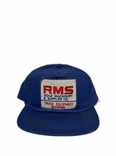 Vintage 80’s RMS Road Machinery & Supplies Co. Patch Snapback Trucker Hat