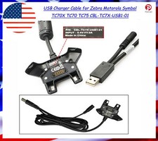 USB Charger Cable for Zebra Motorola Symbol TC70X TC70 TC75 CBL-TC7X-USB1-01