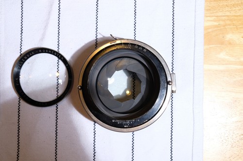 Wollensak Verito F4 11 1/2 inch soft diffused focus lens with studio shutter - Picture 11 of 16