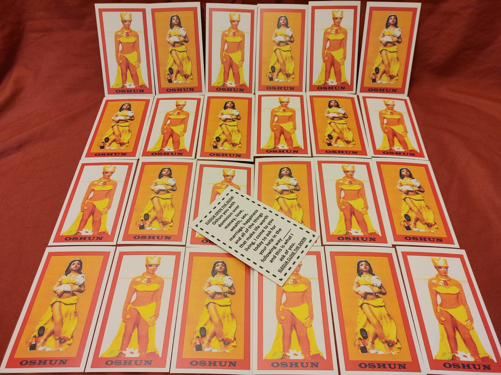 Oshun ORISHA prayer card (version 1 AND 2) HUGE LOT OF 25 PRAYER CARDS  ***MIXED | eBay