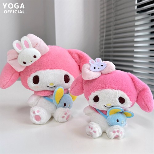 NEW! Kuromi Plush Doll Toy My Melody Satchel Series Keychain Pendant Gift HOT! - Afbeelding 8 van 22