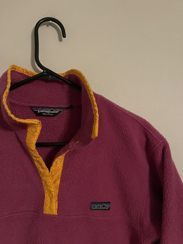 Chaqueta Pullover Vintage Patagonia Hecha en EE. UU. Snap-T Polar 25549 - Para Mujer 10 Foto 2 de 4